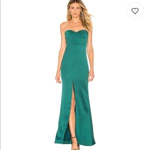 Olive Gown Emerald Green (Revolve)